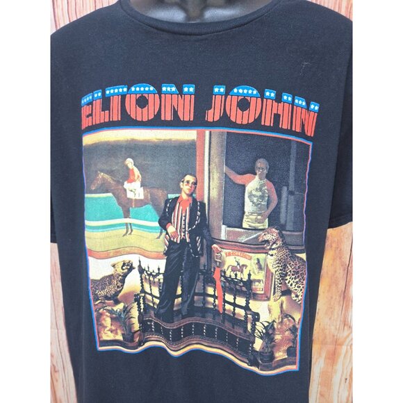 Elton John Graphic Vintage Style T-Shirt XL - Picture 3 of 6